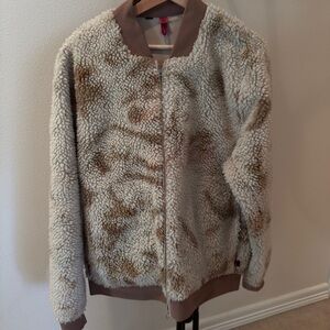 Lululemon LAB Textured Fleece Bomber Size L Unisex Jacket Water-resistant